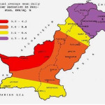 Solar Radiation Map of Pakistan